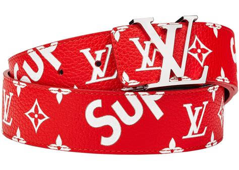 louis vuitton belt supreme|Louis Vuitton supreme belt real.